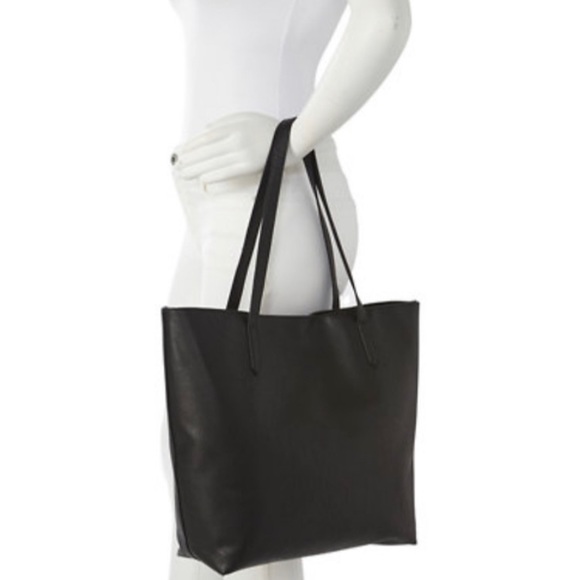 KIM ROGERS BLACK 3 in 1 TOTE Handbag, pouch, wristlet NWT - Picture 3 of 6